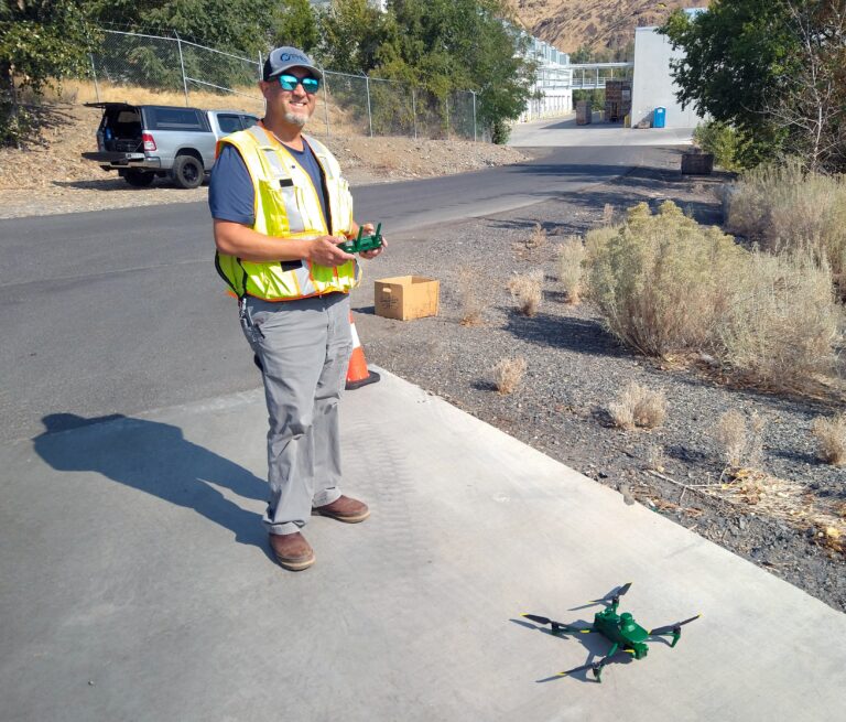 Drone flight for a mitigation site!